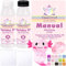 FUNSHOWCASE Taba Squishy Bastelset Klar Gel Flex Silikonkautschuk Kristall Flüssiges Silikon 500ml