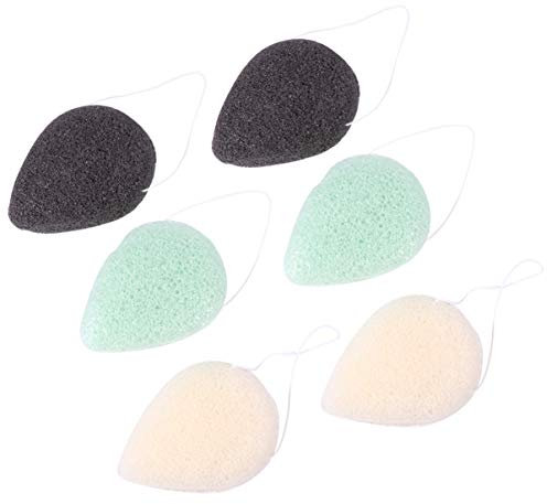minkissy 6stücke Gesichtsschwämme Zum Abschminken Make-up-entferner-schwämme Reinigungsschwämme Aus Hautschonendem Material Für Empfindliche Haut Rosacea Und Trockene Stellen