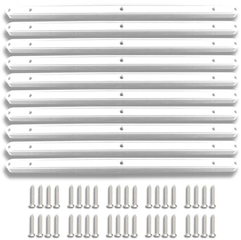Plastic Drawer Runners, 5 Pairs of 300mm Soft Close Drawer Slides with Screws, Quiet & Smooth Operation Draw Runners Replacement, Drawer Runners Plastic Ideal for Kitchen & Home