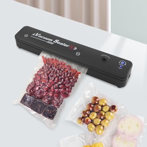 HarBin-Star - Vakuumierer, Vakuumiergerät, Folienschweißgerät für Lebensmittel, Kompaktes, Vollautomatisches Versiegelungsgerät, Vakuumierer für Fleisch, Obst, Gemüse
