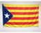 Bandera Catalonia Estelada Blava - Satén - Bandera catalana independiente con manga - Resistente a la decoloración - Colores brillantes - 150 x 90 cm