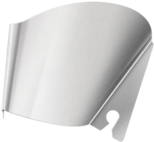 Stainless Steel Pouring Shield, 5.9x5.5 Inch Stand Mixer Accessories, Reusable Pouring Chute for Kitchen Mixing Bowl