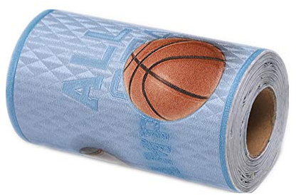 TGDGFKIAS Tapetenbordüren Aufkleber, Tapetenbordüre for Abziehen und Aufkleben, Mehrfarbig, 10,6 cm x 500 cm(Blue Ball)