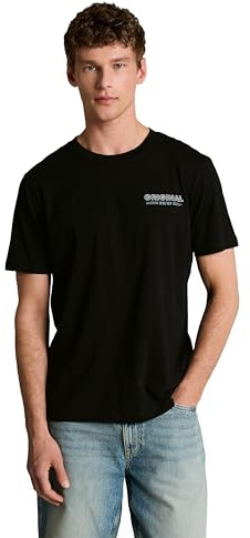Tom Tailor Denim Herren Basic T-Shirt mit Logo-Print