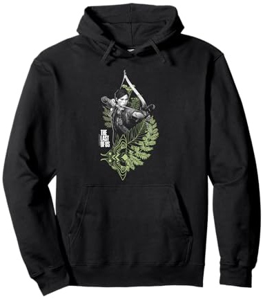 The Last of Us Ellie with Moth and Leaves Video Game Sweat à Capuche
