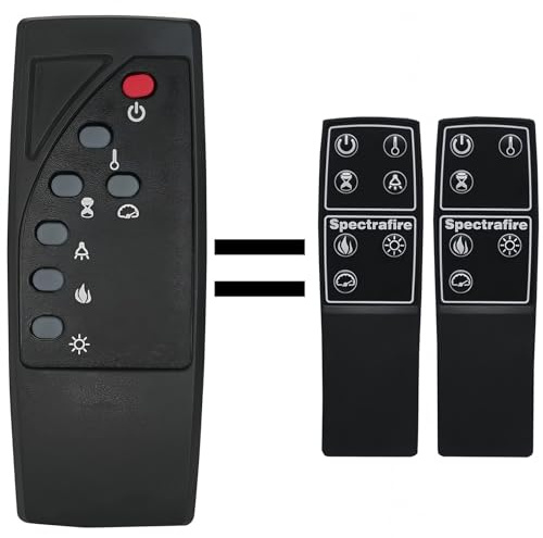 Replacement Remote Control for Twin Star ClassicFlame Classic Flame Electric Fireplace Stove Heater 18EF031GRA 18EF031SRA 23EF031GRA 23EF031SRA 25EF031GRA 26EF031GRA 26EF031SRA 328EF031GRA