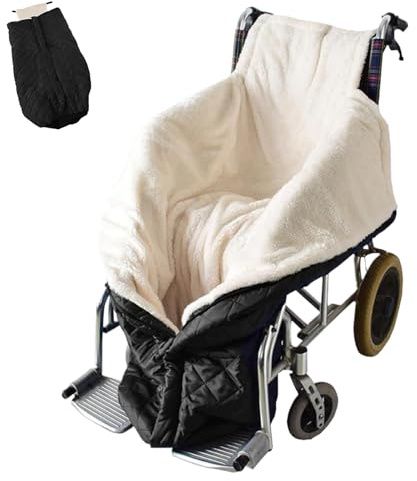 Beindecken – 112 x 65 cm Fußwärmer, weiche und gemütliche Heizdecke, tragbare Rollstuhlabdeckung | Rollstuhldecke für ältere Männer von Pazient