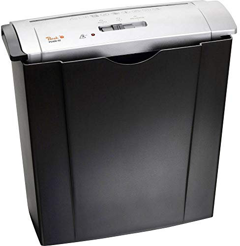 Peach PS400-02 Streifenschnitt Aktenvernichter| 6 Blatt | 8 Liter | 7 mm Streifenbreite (P-1) | Lange Haltbarkeit und viele Funktionen
