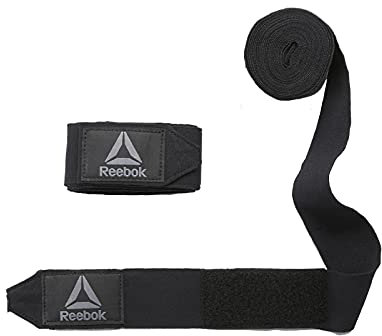 Reebok Combat h-wrap – Kinder, Handschuhe, schwarz – (schwarz/Tingre)