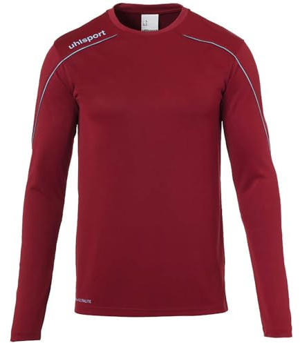 uhlsport Herren Trikot Stream 22 Langarm Trikot, Bordeaux/Skyblau, XL, 100347818