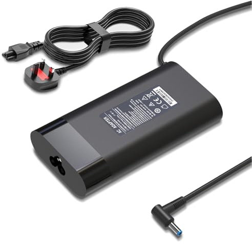 HotTopStar 19.5V 7.7A AC Power Adapter for OMEN by HP Laptop 15 17, 150W Laptop Charger for HP ZBook 15 17 Stuido 15 G3 G4 G5 G6 G7 G8 Fury G7 G8 Pavilion Gaming 15 17 EliteBook 1050 G1