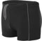 Aquarti Maillot de Bain pour Homme Boxer de Piscine Shorts Grande Taille, Nior/Gris, 7XL