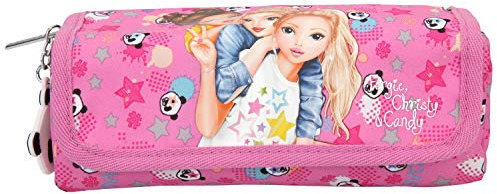 Depesche 10760 Schlamperrolle TOPModel Panda, pink, ca. 8 x 20 x 7 cm