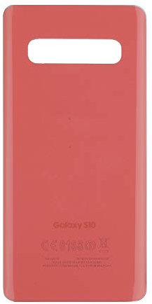 Vvsialeek AkkuDeckel Backcover Kompatibel Für Samsung Galaxy S10 G973F SM-G973F SM-G973U Rückseite Glas Deckel Backcover Ersatz Reparatur Set (pink)