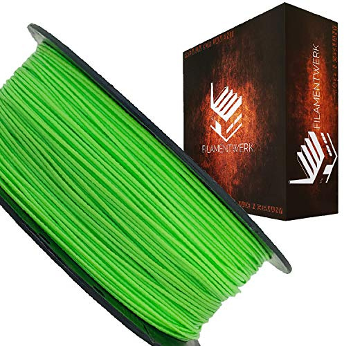 Filamentwerk 3D-Drucker PET-G 1,75mm 1kg Spule Rolle (Neon Grün)