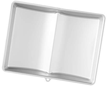 ZDYWY 3D-Backform, Aluminium, Buchform, 24,1 cm, Buchform, Geburtstagskuchenform – Buch A