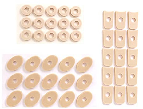 EXCEART 3 Blätter Schaum Hühneraugenpflaster Blasenpflaster Hühneraugenringe Fersenpolster Fußpflaster Hühneraugen Ringe Pflaster Druckschutz für Blasen Hornhaut Corn Remover