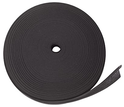 Realm Bias Binding Tape, Cotton, Black & White, 1 Inch / 25mm - 5 Metres (Black - 5m)