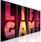 murando – mehrteilige Bilder für Gamers Spielkonsole Vlies Leinwandbild 4 Teilig 160x60 cm Kunstdruck Wandbilder XXL Gamingzimmer Wanddekoration Gaming Deko Design Jugendzimmer Wand Bild