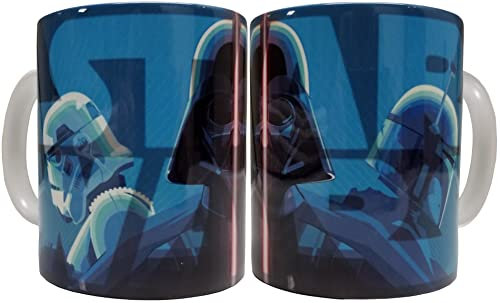 Darth Vader - Tazza in ceramica da 325 ml, regalo per tutti i fan, protezione in schiuma, ispirata a StarWars, 325 ml