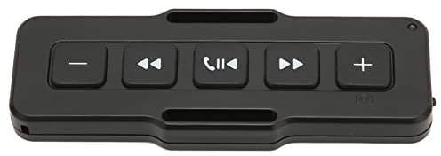 ASHATA Knopf-Bluetooth-Fernbedienungs-Kit für Telefon, Kabelloser Tragbarer Wasserdichter Telefon-Controller für Auto-Fahrrad-Motorrad-Lenkrad, Kamera-Auslöser-Fernbedienung Zum Fotografieren