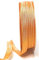s.dekoda Schleifenband 50m x 10mm Orange - Gelb Karoband Vichykaro gewebtes Dekoband kariert