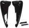 ASHILD Auto Außen Lufteinlässe Für B&MW Für X5 Für F15 Für X5M 2014-2018 Shark Gill 3D Dekoration Aufkleber Auto Kotflügel Seite air Vent Abdeckung Trim (Farbe : Chrome M Logo)