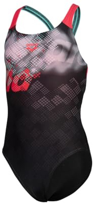 Arena Mädchen Girl's Arena Splash Point Swimsuit V Back One Piece Swimsuit (1er Pack)