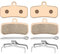 LT Easiyl 2 Pairs Bike Sintered Brake Pads Bicycle Brake Pad Disc Brake Pad Compatible with Shimano Saint BR-M810 M820 Zee BR-M640 Bicycle Reaplacement Parts
