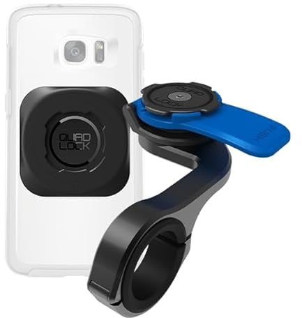 QUAD LOCK Out Front PRO Support de téléphone portable pour vélo avec adaptateur MAG universel pour smartphones