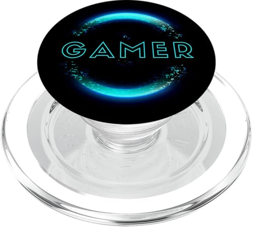 Gaming Pop Socket for Phone PopSockets Blue Light Cool Gamer PopSockets PopGrip for MagSafe
