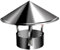 Kaminabdeckung Schornsteinabdeckung Regenhaube Edelstahl 100mm,150mm,160mm Runder Dach-Regenhaube Kamin Schornstein Abdeckung for Kamin- Und Ofenleitungen(160mm*300mm)