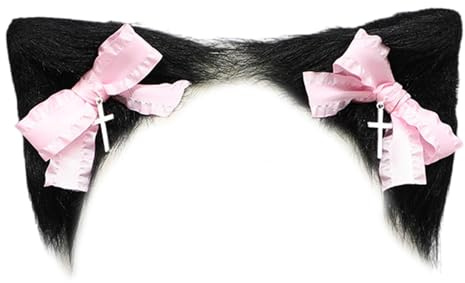 Punk-Tierohr-Haarspange, Anime-Haarspangen, für Damen und Mädchen, Subkulturen, Haarnadel, Cosplay, Party, Requisiten, Seitenclip für Halloween