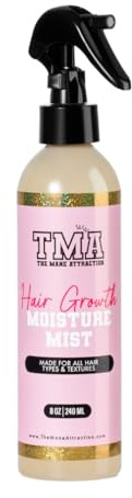 The Mane Attraction Daily Nutritious Moisturizing Mist for Hair Growth for All Hair Types, Lightweight Moisturizer for Thicker, Longer Hair, Juice-Enriched