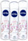 3er Pack NIVEA Deospray miracle Garden Kirschblüte Deodorant 3 x 150 ml