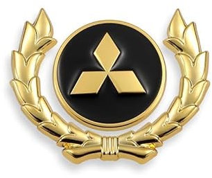 Jiaoqingni Auto Abzeichen Aufkleber für Mitsubishi ASX Outlander Pajero EVO V3 3D,Abzeichen Aufkleber Stickers Badge Abziehbilder Etikett Wasserdicht Rostfrei,Type-B