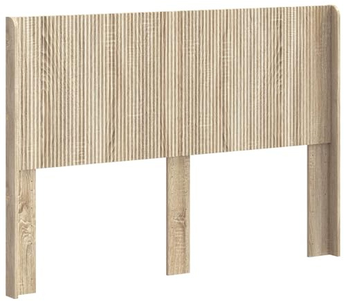 vidaXL Kopfteil PB, Bettkopfteil, modernes Design, rechteckig, senkrechte Leisten, Holz, minimalistisches Möbelstück