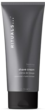 RITUALS Homme Rasiercreme für Männer mit Zedernholz und Hydra Complex, 200 ml