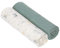 LÄSSIG Baby Puckdecke Spuckdecke Pucktuch Mulltuch 2er Set Baumwolle 120 x 120 cm/ Heavenly soft Swaddle XL Garden Explorer Tractor