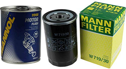 Original MANN Ölfilter W 719/30 + SCT Motor Flush Motorspülung