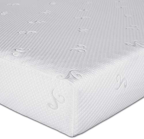 KONO Matratze 120x200 cm - Härte H2 / H3 - Kaltschaummatratze 18 cm Höhe - 7 Zonen Matratze - Atmungsaktiv - Oeko Tex Zertifiziert, weiß