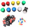 WANGCL Lot de 10 boutons poussoirs à LED avec micro interrupteur Mame Multicade