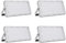 Sararoom Faretto LED da Esterno 100W, Proiettore LED per esterni 10000LM, 6500K Bianco Freddo Faro Led, IP65 Impermeabile Luce Di Sicurezza Faretti Per Giardino Garage Officina Magazzino,4pack