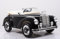 FINOOS Mercedes 300S kinderauto Kinder elektroauto Oldtimer 2x35W Motor MP3 (Metallic Schwarz)