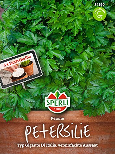 84390 Sperli Premium Saatscheiben Petersilie | Saatscheiben Kräuter | Saatscheibe Petersilie | Petersilie Samen