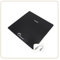 LITTLE BALANCE 8657 Green Tech USB-R, Personenwaage ohne Batterie, wiederaufladbar, USB, reparierbar, 200 kg, Schwarz