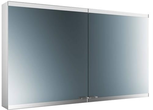 Emco asis evo Lichtspiegelschrank, Aufputzmodell, 2 Türen, 1200 mm, Ausführung: ohne Light System, ohne Spiegelheizung