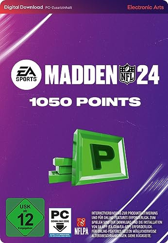 Madden NFL 24 1050 Madden Points PCWin | Download Code EA App | Deutsch | Standard | PC Code - Origin