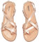 Veittes Frauen Slide Sandalen - Modische Slip-On-Schnürschuhe für Frühling und Sommer.(2307028,GD/MF,43)