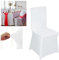 LILIIN 50 Stück weiß Universell Stuhlhussen Stuhl für Esszimmerstühle, Spandex-Stuhlhussen für Wohnzimmer, Esszimmerstuhl-Schonbezug für Hochzeit, Bankett und Party